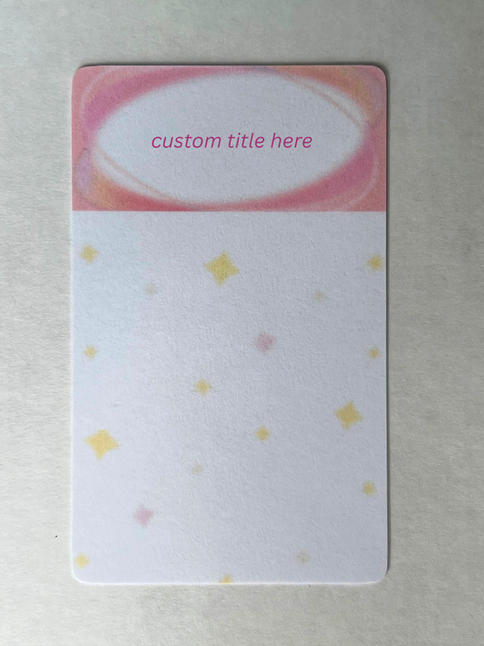 16 Custom Card Dividers