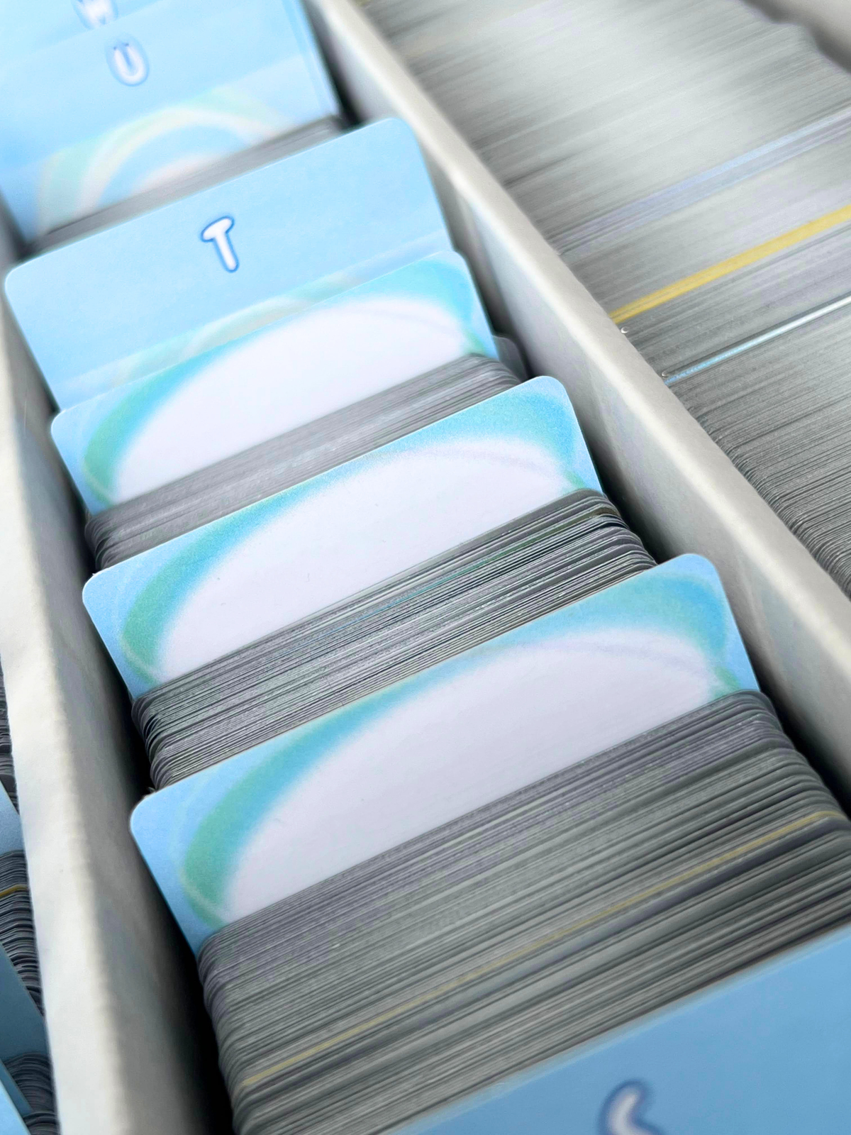 18 Blank Card Dividers Set